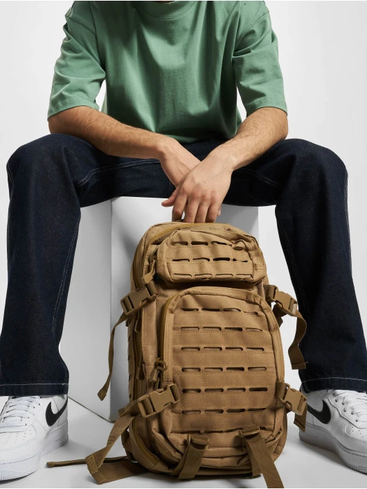 Brandit Rucksack US Cooper Lasercut Medium In Braun 1 Brandit Rucksack US Cooper Lasercut Medium In Braun