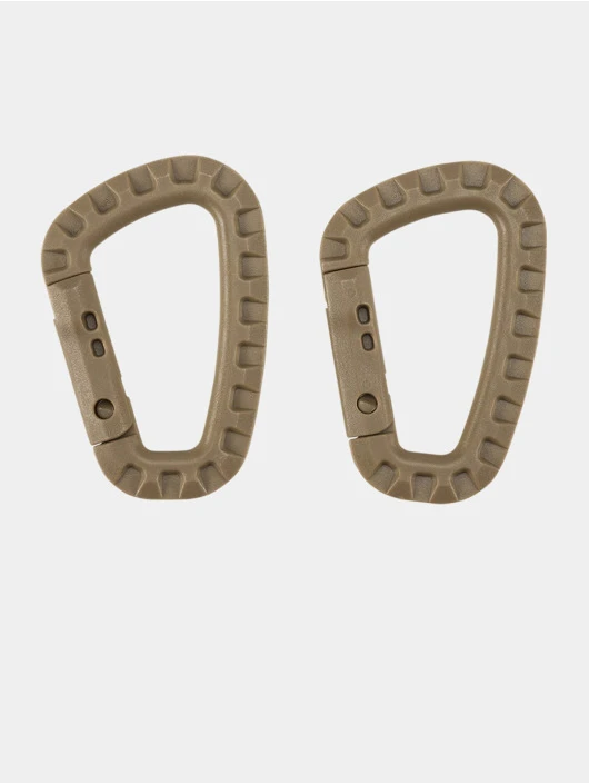 Brandit Carabiner 2-Pack In Beige 1 Brandit Carabiner 2-Pack In Beige