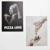 Mister Tee Pizza Art Exercise Book 2-Pack In Bunt