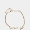 Mister Tee Pray Bracelet In Goldfarben