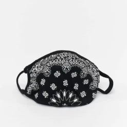 Mister Tee Herren Bandana Face Mask In Schwarz