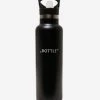 Mister Tee Lettered Survival Bottle In Schwarz