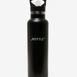Mister Tee Lettered Survival Bottle In Schwarz
