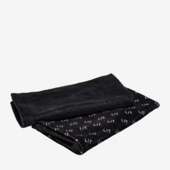 Mister Tee Lit Mini Towel 2-Pack In Schwarz