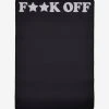 Mister Tee Fuck Off Desk Pad In Schwarz