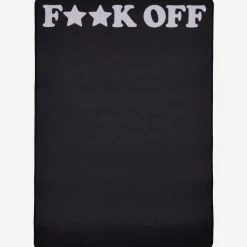 Mister Tee Fuck Off Desk Pad In Schwarz