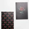 Mister Tee Roses Exercise Book 2-Pack In Schwarz