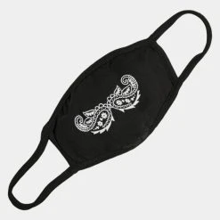 Mister Tee Paisley Mustache In Schwarz