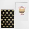 Mister Tee Burger Love Exercise Book 2-Pack In Weiß
