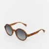 MSTRDS Sonnenbrille Retro Funk Polarized Mirror In Braun