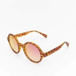 MSTRDS Sonnenbrille Retro Funk Polarized Mirror In Braun