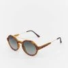 MSTRDS Sonnenbrille Retro Space Polarized Mirror In Braun