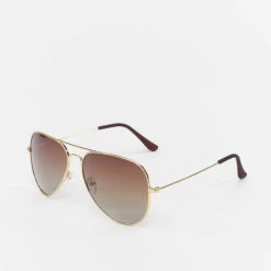 MSTRDS Sonnenbrille Pure AV Polarized Mirror In Goldfarben