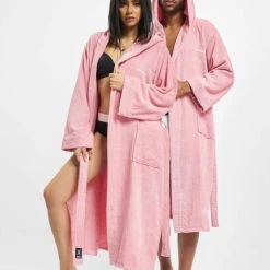 Playboy X DEF Bathrobe In Rosa