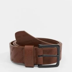 URBAN CLASSICS Gürtel Allover Logo In Braun