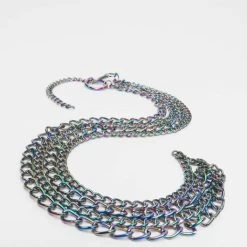 URBAN CLASSICS Gürtel Holographic Chain In Bunt
