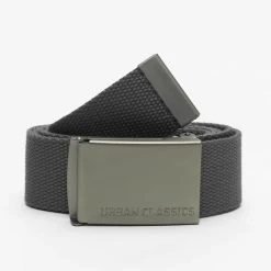 URBAN CLASSICS Gürtel Canvas In Grau