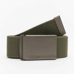 URBAN CLASSICS Gürtel Canvas In Olive