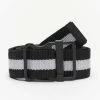 URBAN CLASSICS Gürtel Easy With Stripes In Schwarz