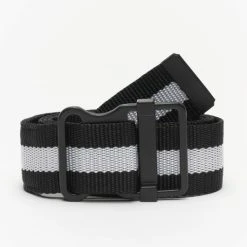 URBAN CLASSICS Gürtel Easy With Stripes In Schwarz