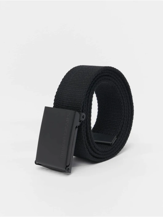 URBAN CLASSICS Gürtel Coloured Buckle Canvas In Schwarz 1 URBAN CLASSICS Gürtel Coloured Buckle Canvas In Schwarz