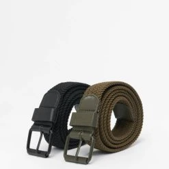 URBAN CLASSICS Gürtel Elastic 2-Pack In Schwarz