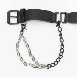 URBAN CLASSICS Gürtel Imitation Leather In Schwarz -Urban Classics-Geschäft urban classics guertel schwarz 861782 1