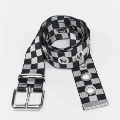 URBAN CLASSICS Gürtel Checker With Eyelets In Schwarz