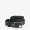 URBAN CLASSICS Gürtel Synthetic Leather Thorn Buckle Business In Schwarz
