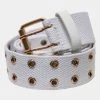 URBAN CLASSICS Gürtel Polyester Eyelet In Weiß