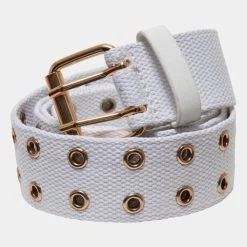URBAN CLASSICS Gürtel Polyester Eyelet In Weiß