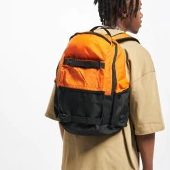URBAN CLASSICS Rucksack Colourblocking In Orange