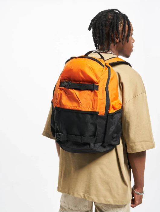 URBAN CLASSICS Rucksack Colourblocking In Orange 1 URBAN CLASSICS Rucksack Colourblocking In Orange