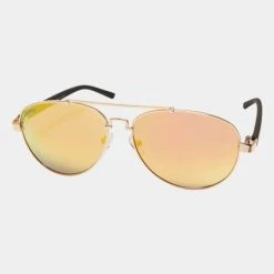 URBAN CLASSICS Sonnenbrille Mumbo Mirror In Goldfarben