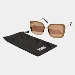 URBAN CLASSICS Sonnenbrille December In Goldfarben