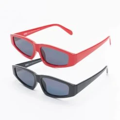 URBAN CLASSICS Herren Sonnenbrille Sunglasses Lefkada 2-Pack In Schwarz