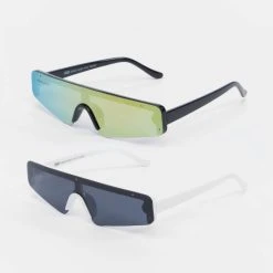 URBAN CLASSICS Sonnenbrille Kos 2-Pack In Schwarz