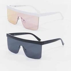URBAN CLASSICS Sonnenbrille Rhodos 2-Pack In Schwarz