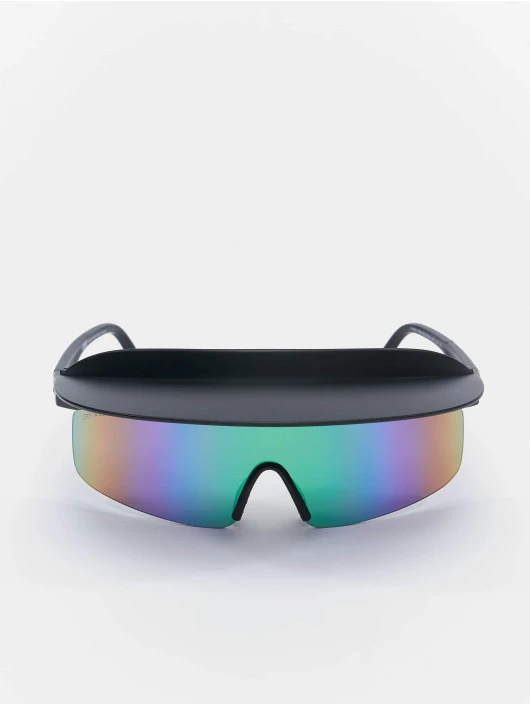 URBAN CLASSICS Sonnenbrille Visor In Schwarz 2 URBAN CLASSICS Sonnenbrille Visor In Schwarz – Bild 2