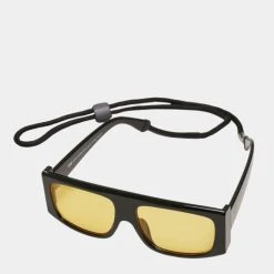 URBAN CLASSICS Sonnenbrille Raja With Strap In Schwarz