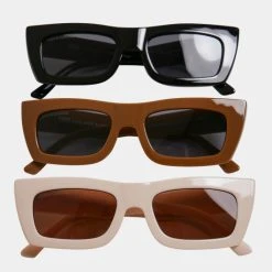URBAN CLASSICS Sonnenbrille Sanremo 3-Pack In Schwarz