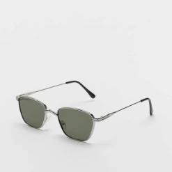 URBAN CLASSICS Herren Sonnenbrille Sunglasses Kalymnos With Chain In Silberfarben