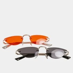 URBAN CLASSICS Sonnenbrille Manhatten In Silberfarben