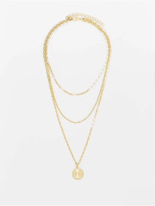 URBAN CLASSICS Herren Layering Amulet In Goldfarben 1 URBAN CLASSICS Herren Layering Amulet In Goldfarben