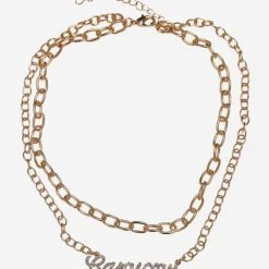 URBAN CLASSICS Diamond Zodiac In Goldfarben