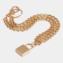 URBAN CLASSICS Padlock In Goldfarben