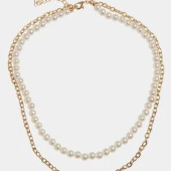 URBAN CLASSICS Pearl Layering In Goldfarben