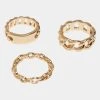URBAN CLASSICS Chain Ring In Goldfarben