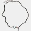 URBAN CLASSICS Love Necklace In Grau