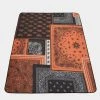 URBAN CLASSICS Bandana Patchwork Print Blanket In Schwarz